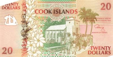 Cook szigetek 1992. 3$, 10$, 20$, 50$ teljes sor! T:I