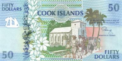 Cook szigetek 1992. 3$, 10$, 20$, 50$ teljes sor! T:I