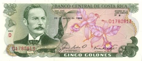 Costa Rica 1968.9.20. 5C T:I