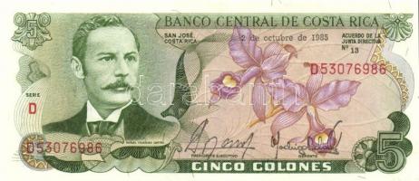 Costa Rica 1981+85. 5C (2x) klf évszámmal T:I