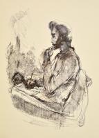 Martyn Ferenc (1899-1986): Petőfi olvasása közben. Bp., 1973, Képzőművészeti Alap Kiadóvállalata. Ki...