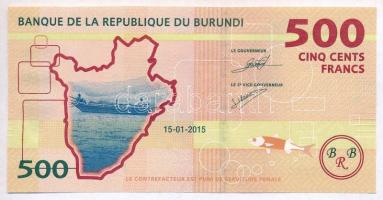 Burundi 2015. 500Fr T:I Burundi 2015. 500 Francs C:UNC