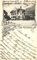 Bad Reichenhall, Pension und Villa Concordia. Art Nouveau, floral