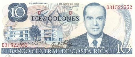 Costa Rica 1983.4.7. 10C T:I