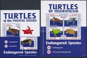 2012 Teknősök kisív Mi 2344-2347 + blokk 217