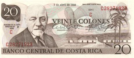 Costa Rica 1983.4.7. 20C T:I