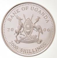 Uganda 2006. 2000Sh Ag "A labdarúgás halhatatlanjainak csarnoka - Németország 1980-as évek / Ha...
