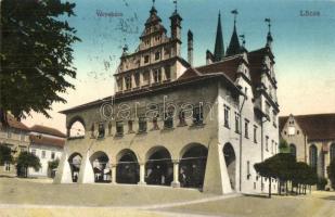 Lőcse, Levoca; Városháza. Singer kiadása / town hall (EK)