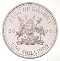Uganda 2006. 2000Sh Ag "A labdarúgás halhatatlanjainak csarnoka - Bulgária 1990-es évek / Hrist...