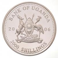 Uganda 2006. 2000Sh Ag "A labdarúgás halhatatlanjainak csarnoka - Spanyolország 2000-es évek / ...