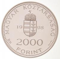 1998. 2000Ft Ag "Integráció az EU-ba - EURO II" T:PP Adamo EM157