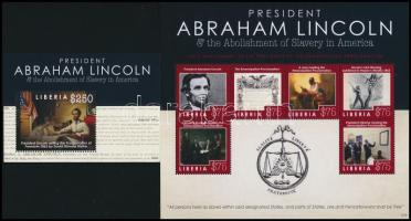 Abraham Lincoln kisív + blokk, Abraham Lincoln minisheet + block