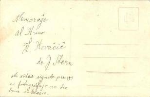 1929 A Világ proletárjait egyesíti az Eszperantó. Eszperantisták csoportképe a május 1. ünnepségen /...