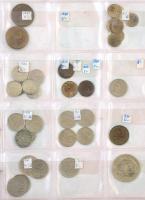94db-os vegyes magyar és külföldi érme tétel, benne több rézkrajcár T:vegyes
94pcs of various coins...
