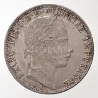 Ausztria 1861A 1Fl Ag Ferenc József T:1- Austria 1861A 1 Florin Ag Franz Joseph C:AU Krause KM#2219