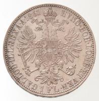 Ausztria 1861A 1Fl Ag "Ferenc József" T:1-
Austria 1861A 1 Florin Ag "Franz Joseph&q...