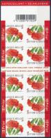 Flower stampbooklet, Virág bélyegfüzet