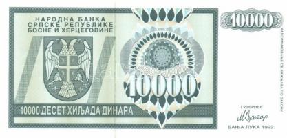 Bosznia Hercegovina/Szerb Köztársaság  1992. 10D, 50D, 100D, 500D, 1000D, 5000D, 10.000D T:I