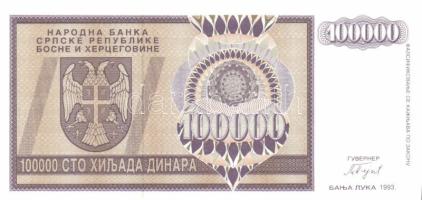 Bosznia Hercegovina/Szerb Köztársaság  1993. 100.000D, 5000.000D, 10.000.000D T:I