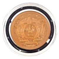 Dél-Afrika 1898. 1P "Single 9" aranyozott Ag utánveret, hátlapon "COPY" jelzésse...