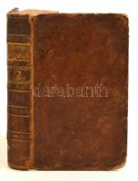 Acerra philologica. 2. kötet. Ein neues Lesebuch für die Jugend. Hamburg, 1788, Benjamin Gottlob Hoffmann, X+323 p. Német nyelven. Egészbőr-kötésben, kopott borítóval, kissé foltos lapokkal.  Bottyán János (1911-1984) református lelkész, író, szerkesztő ex libris-ével.