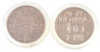 1983. 100Ft alpakka "Czóbel Béla" eredeti tokban tanúsítvánnyal + 1985. 100Ft alpakka &quo...