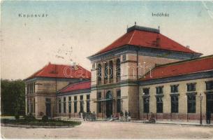 Kaposvár, indóház, vasútállomás (EK)