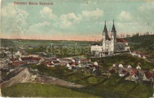 Máriaradna, Radna; Kegytemplom / pilgrimage church (kopott sarkak / worn corners)