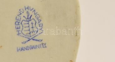 Herendi madár, kézzel festett, jelzett, hibátlan, m: 10 cm