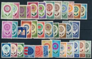 Europa CEPT the comlete year, 36 stamps, Europa CEPT teljes évfolyam; 36 érték