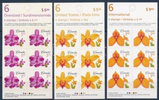 Flowers self-adhesive stamp-booklet sheets, Virágok öntapadós bélyegfüzetlapok