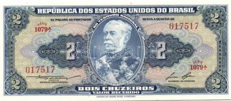 Brazília 1955-58. 1C, 2C (2x) klf aláírásokkal Szign.4,6 (Krause) T:I