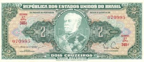 Brazília 1955-58. 1C, 2C (2x) klf aláírásokkal Szign.4,6 (Krause) T:I