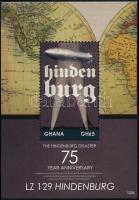 Hindenburg airship minisheet + block Hindenburg léghajó kisív  + blokk