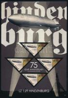 Hindenburg disaster minisheet + block Hindenburg léghajó kisív  + blokk