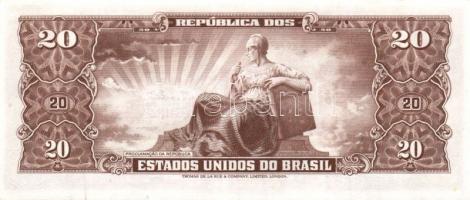 Brazília 1961-62. 5C (2x) klf aláírásokkal Szign.8,10 (Krause) T:I,I- + 1962. 20C Szign.11 (Kruse) T...