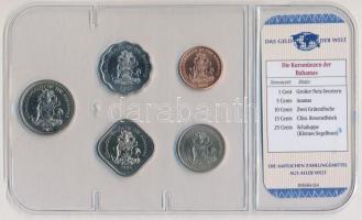 Bahamák 1992-2007. 1c-25c (5xklf) érme szett lezárt csomagolásban T:1
Bahamas 1992-2007. 1 Cent - 2...