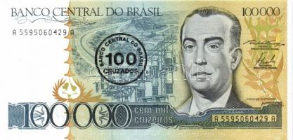 Brazília 1986. 10C/10.000C, 50C/50.000, 100C/100.000C teljes sor! T:I