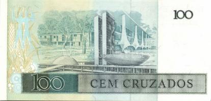 Brazília 1986. 10C, 50C, 100C, 500C teljes sor! + 1987-88. 1000C, 5000C  T:I