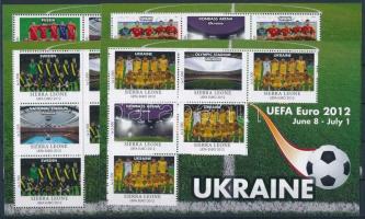 UEFA European Football Championship sheet set (16 pcs) with participating teams UEFA Labdarúgó Európ...