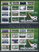 UEFA European Football Championship sheet set of 16 with participating teams UEFA Labdarúgó Európa B...