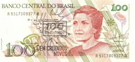 Brazília 1990. 50C/50CN, 100C/100CN, 200C/200CN, 500C/500CN teljes sor! + 1990. 5000C T:I