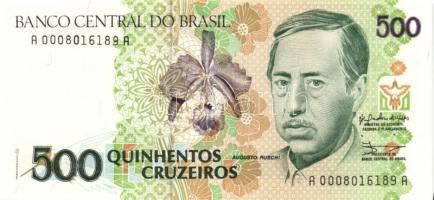 Brazília 1990-93. 100C, 200C, 500C, 1000C, 5000C, 10.000C, 100.000C, 500.000C egy kivételével teljes...