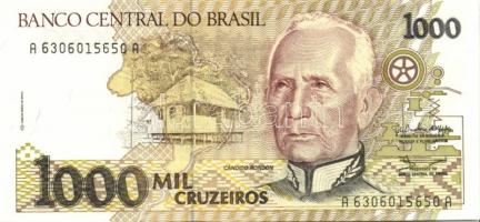 Brazília 1990-93. 100C, 200C, 500C, 1000C, 5000C, 10.000C, 100.000C, 500.000C egy kivételével teljes...