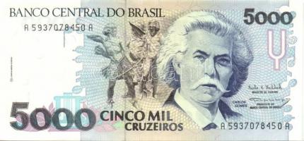 Brazília 1990-93. 100C, 200C, 500C, 1000C, 5000C, 10.000C, 100.000C, 500.000C egy kivételével teljes...