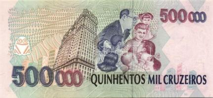 Brazília 1990-93. 100C, 200C, 500C, 1000C, 5000C, 10.000C, 100.000C, 500.000C egy kivételével teljes...