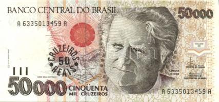 Brazília 1993. 50CR/50.000C, 100CR/100.000C, 500CR/500.000C teljes sor! T:I