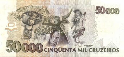 Brazília 1993. 50CR/50.000C, 100CR/100.000C, 500CR/500.000C teljes sor! T:I