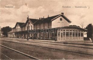 Vinkovce, Vinkovci; vasútállomás / Kolodvor / Bahnhof / railwy station (EK)