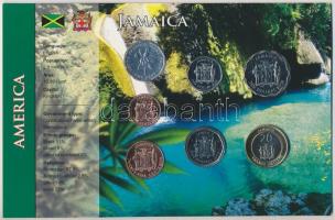 Jamaica 1991-2006. 1c-20$ (7xklf) lezárt csomagolásban, mellette tanúsítvány T:1 Jamaica 1991-2006. 1 Cent - 20 Dollars (7xdiff) in sealed packing with certificate C:UNC